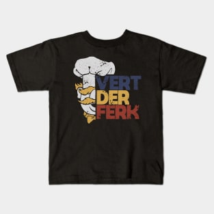 VINTAGE  - SWEDIS CHEF - VERT DER FERK Kids T-Shirt